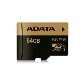 Adata microSD XPG 64GB UHS-1/ U3 + adapter 95/90 MB/s w Alsen