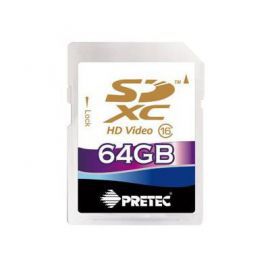 DICOTA Pretec 64GB SDXC class 16 (33MB/s, 21MB/s) Secure Digital eXtended Capacity w Alsen
