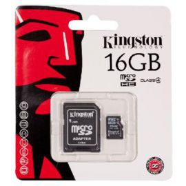 Kingston microSDHC 16GB class4 + adapter w Alsen