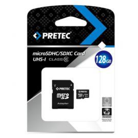 Pretec Micro SDXC 128GB CLASS 10 UHS-I + SD adapter w Alsen