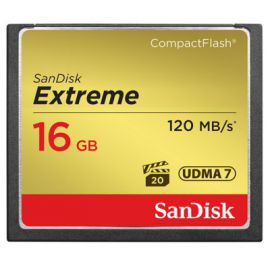 SanDisk Extreme CompactFlash 16GB 120MB/s w Alsen
