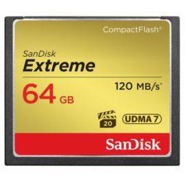 SanDisk Extreme CompactFlash 64GB 120/85 MB/s w Alsen