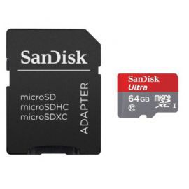 SanDisk Ultra microSDXC 64GB 80MB/s + Adapter SD w Alsen