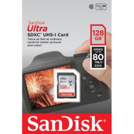 SanDisk Ultra SDXC 128GB 80MB/s UHS-I Class 10 w Alsen