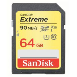 SanDisk Extreme SDXC 64GB 90/40 MB/s V30 UHS-I U3 w Alsen
