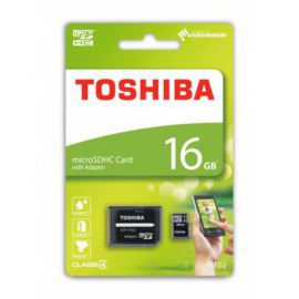 Toshiba microSDHC 16GB class 4 High Speed M102 adapter w Alsen