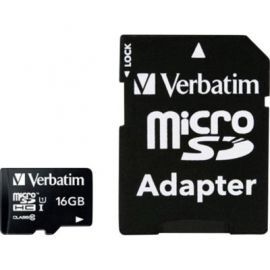 Verbatim Micro SDHC 16GB Class10 UHS-I + Adapter w Alsen