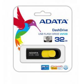 Adata DashDrive UV128 32GB USB3.0 czarno - żółty 40MB / 25MB w Alsen