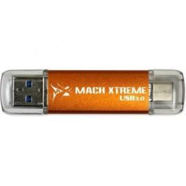 Mach Xtreme Barum 64GB USB3.0 OTGUSB 3.1 Type-C 200/70 MB/s - aluminium w Alsen