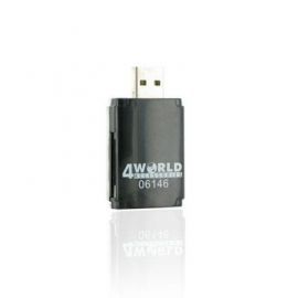 4world Czytnik kart flash USB MS/M2/SD/microSD/MMC w Alsen