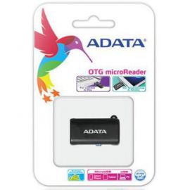 Adata USB OTG MICROSD CARD READER  BLACK w Alsen
