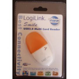 LogiLink Multi czytnik kart USB stick 'Smile' pomarańczowy w Alsen