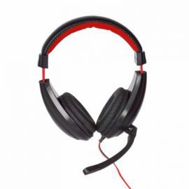4world Słuchawki kabel 2,2m mikrofon czarno-czerwone w Alsen