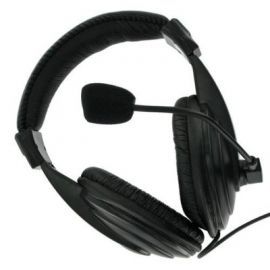 4world Słuchawki stereo z wygodnymi nausznikami i mikrofonem 3m czarne 04165 w Alsen