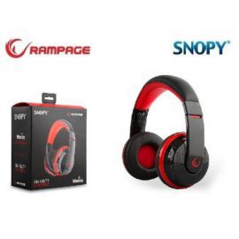 RAMPAGE SN-RBT7 Gaming Headset BT Black/Red w Alsen