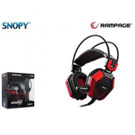 RAMPAGE SN-R5 Gaming Headset LED Black/Red w Alsen