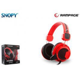 RAMPAGE SN-R8 Gaming Headset Red/Black w Alsen