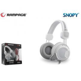 RAMPAGE SN-R8 Gaming Headset White/Grey w Alsen