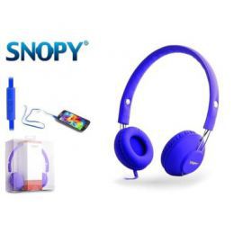 SNOPY SN-933 Headset Rubber Blue w Alsen