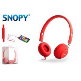SNOPY SN-933 Headset Rubber Red w Alsen