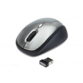 EDNET Mini mysz bezprzewodowa optyczna, 3 przyciski, 1600dpi, srebrno- czarna w Alsen