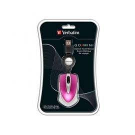 Verbatim Mysz Travel różowa USB w Alsen