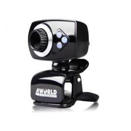 4world Kamera internetowa 2MPx USB, z podświetleniem LED,        mikrofon w Alsen