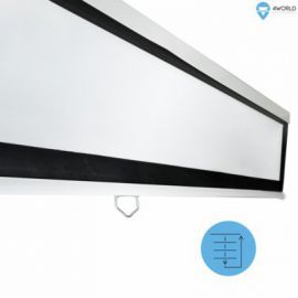 4world Ekran projekcyjny na ścianę 203x152 (100'', 4:3) biały mat w Alsen