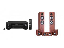 DENON AVR-X520BT-CINEMATIC SET walnut