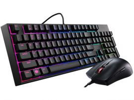 COOLER MASTER ZESTAW MASTERKEYS LITE L KLAWIATURA + MYSZ (PODŚWIETLENIE RGB, SENSOR AVAGO 3050)